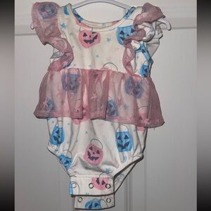 Southern smocked bubble romper